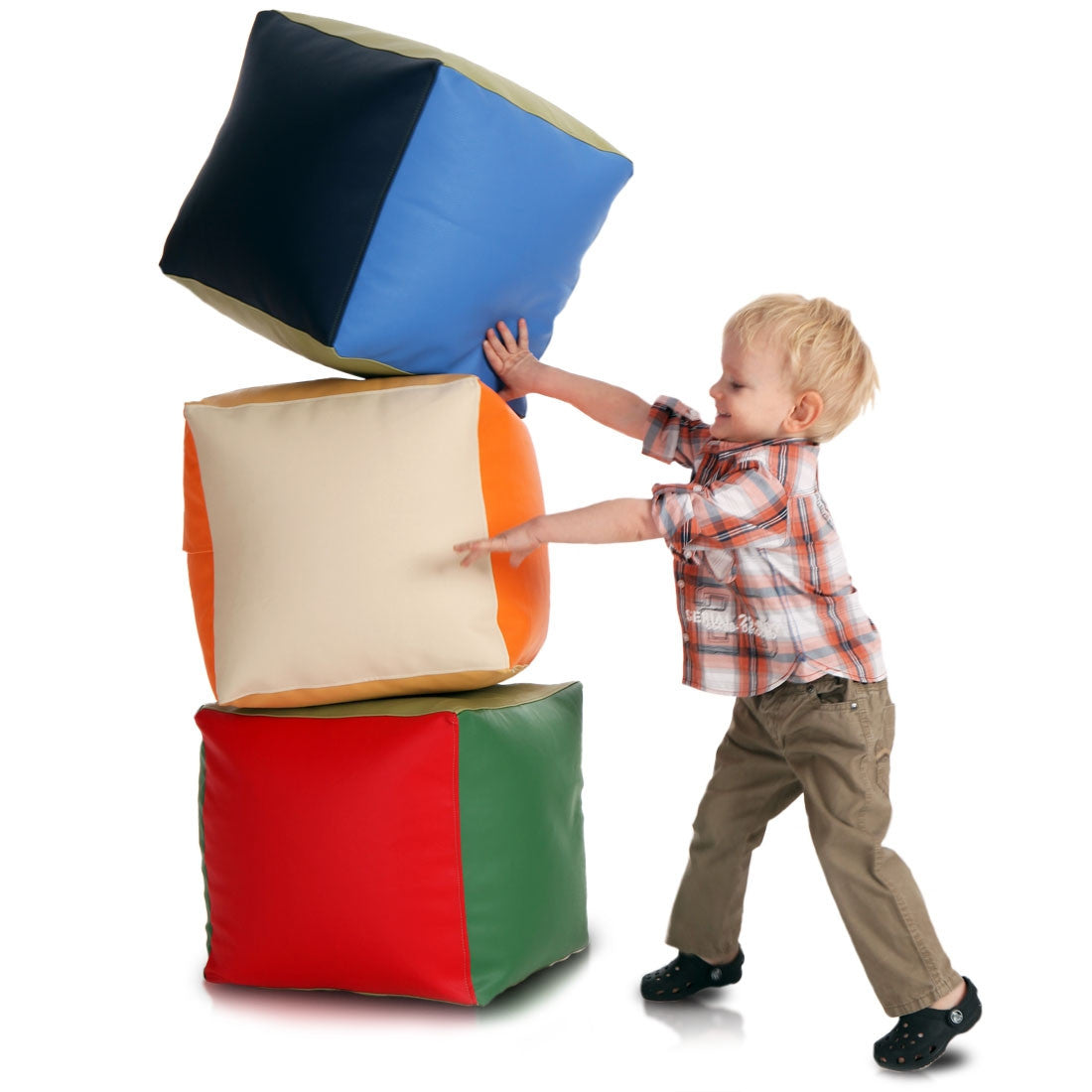 Pufa Cube Small Ekoskóra