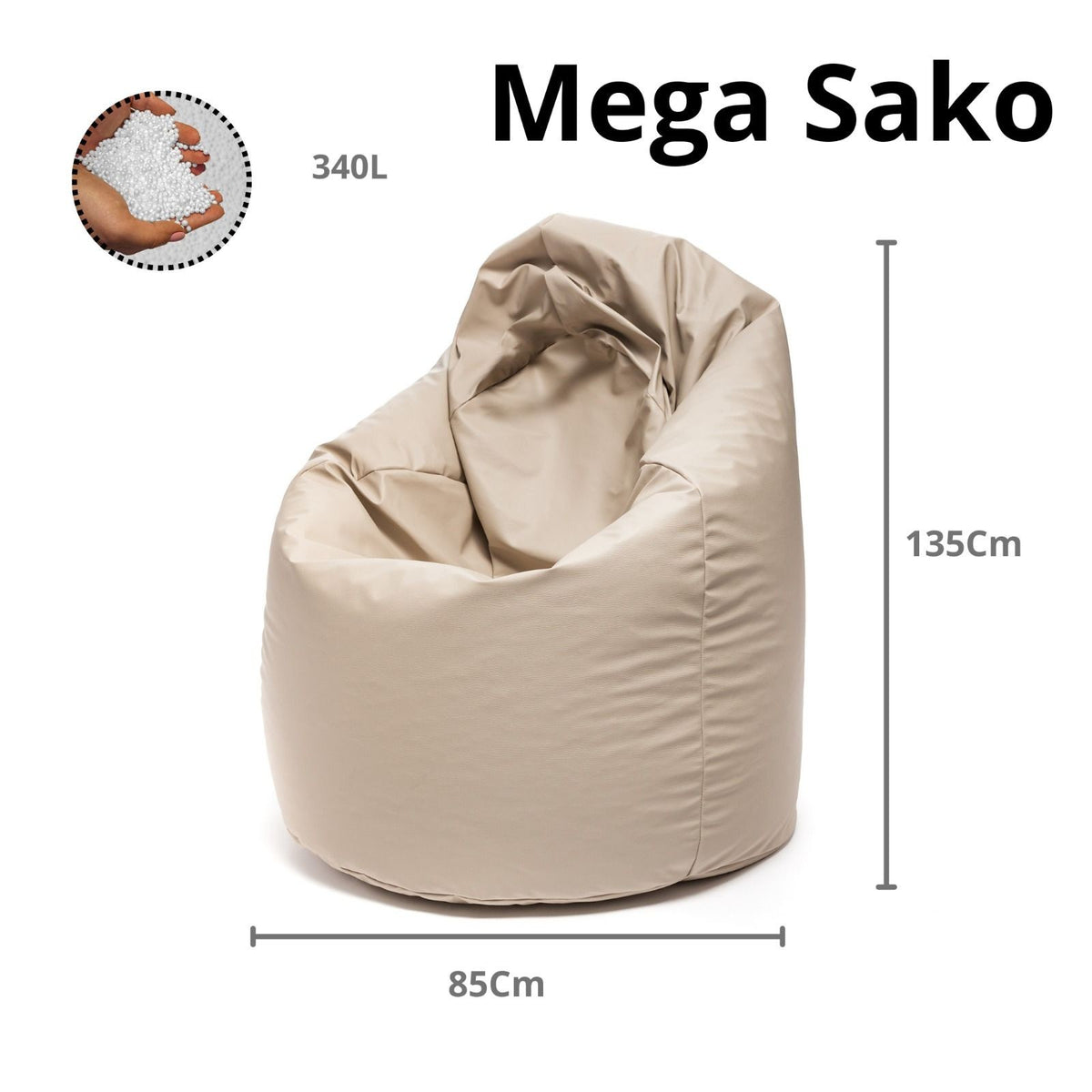Worek Mega Sako Ekoskóra