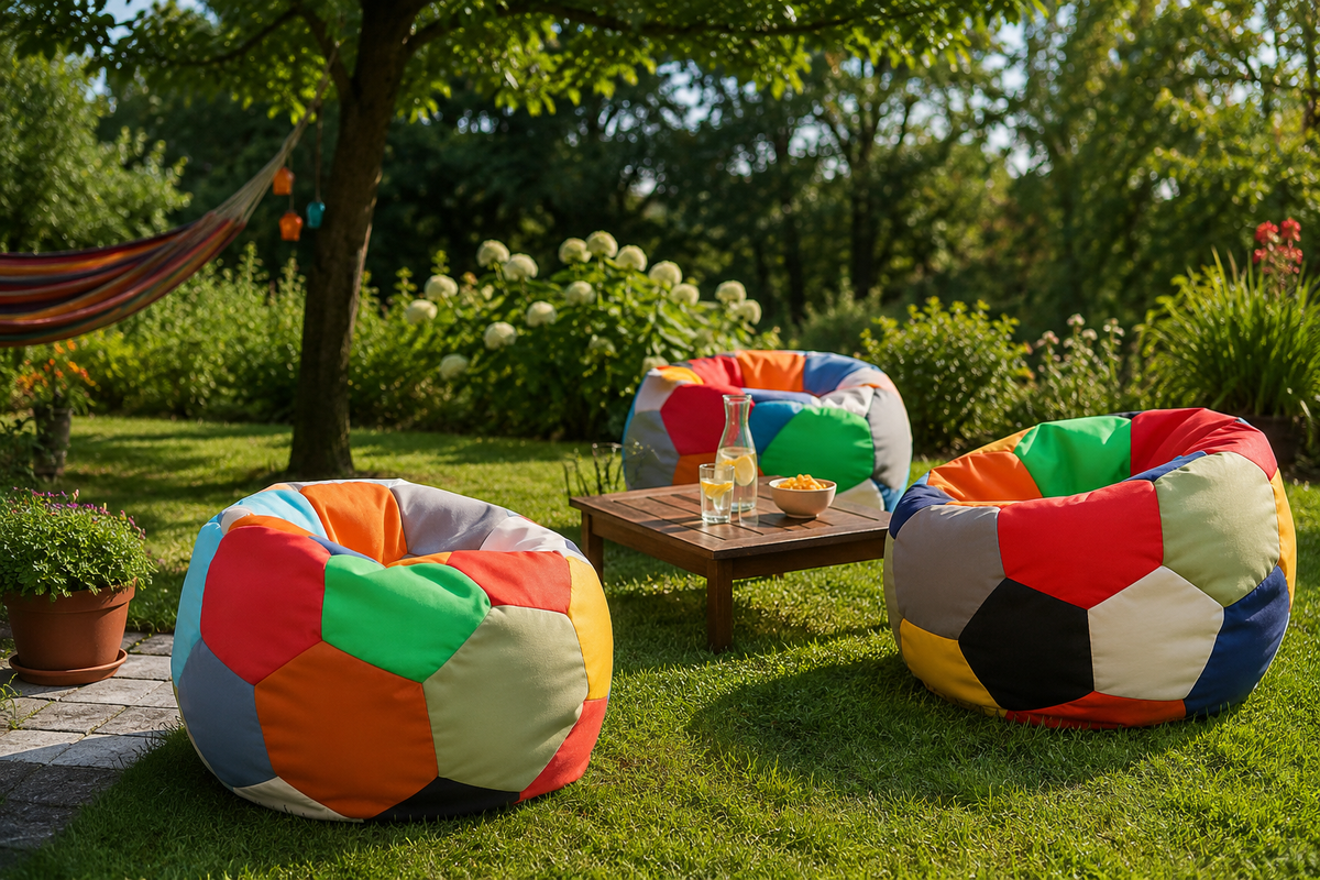 Pufa piłka nożna L Outdoor Mix