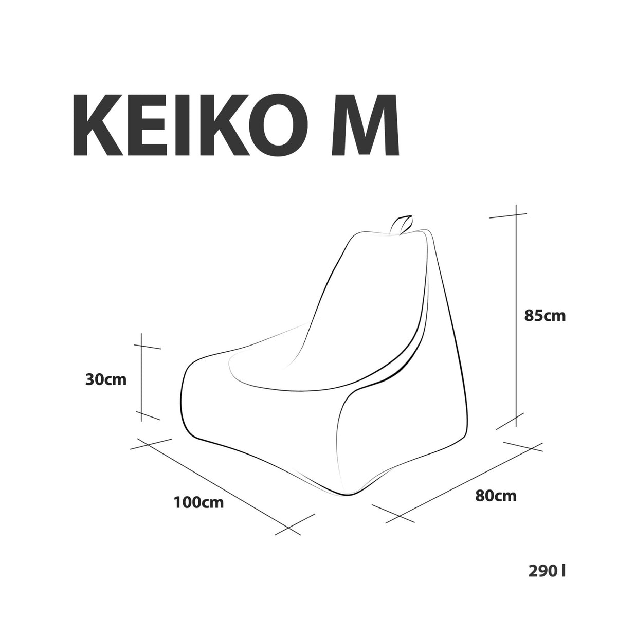 Fotel Keiko M Sztruks