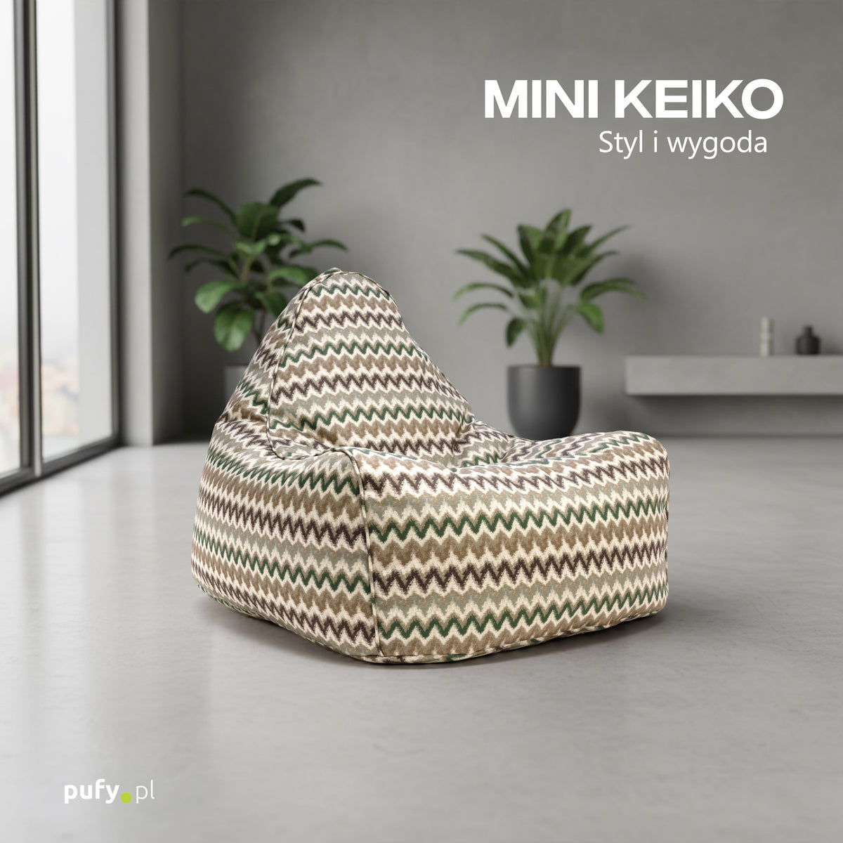 Mini Keiko Modern Outdoor Zygzaki