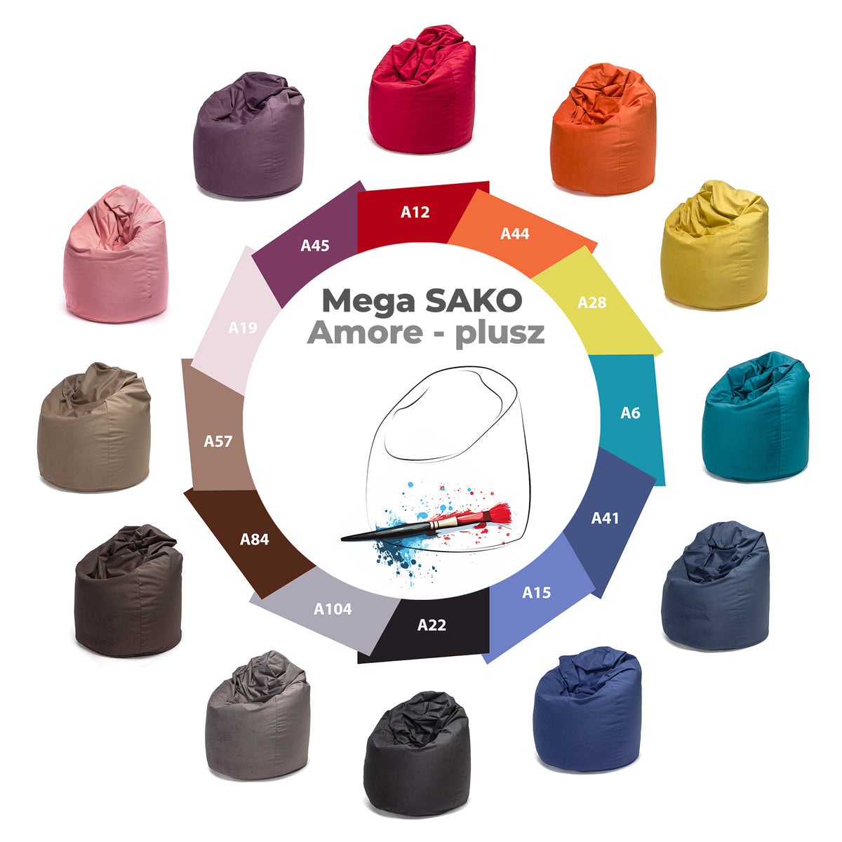 Worek Mega Sako Amore Plusz