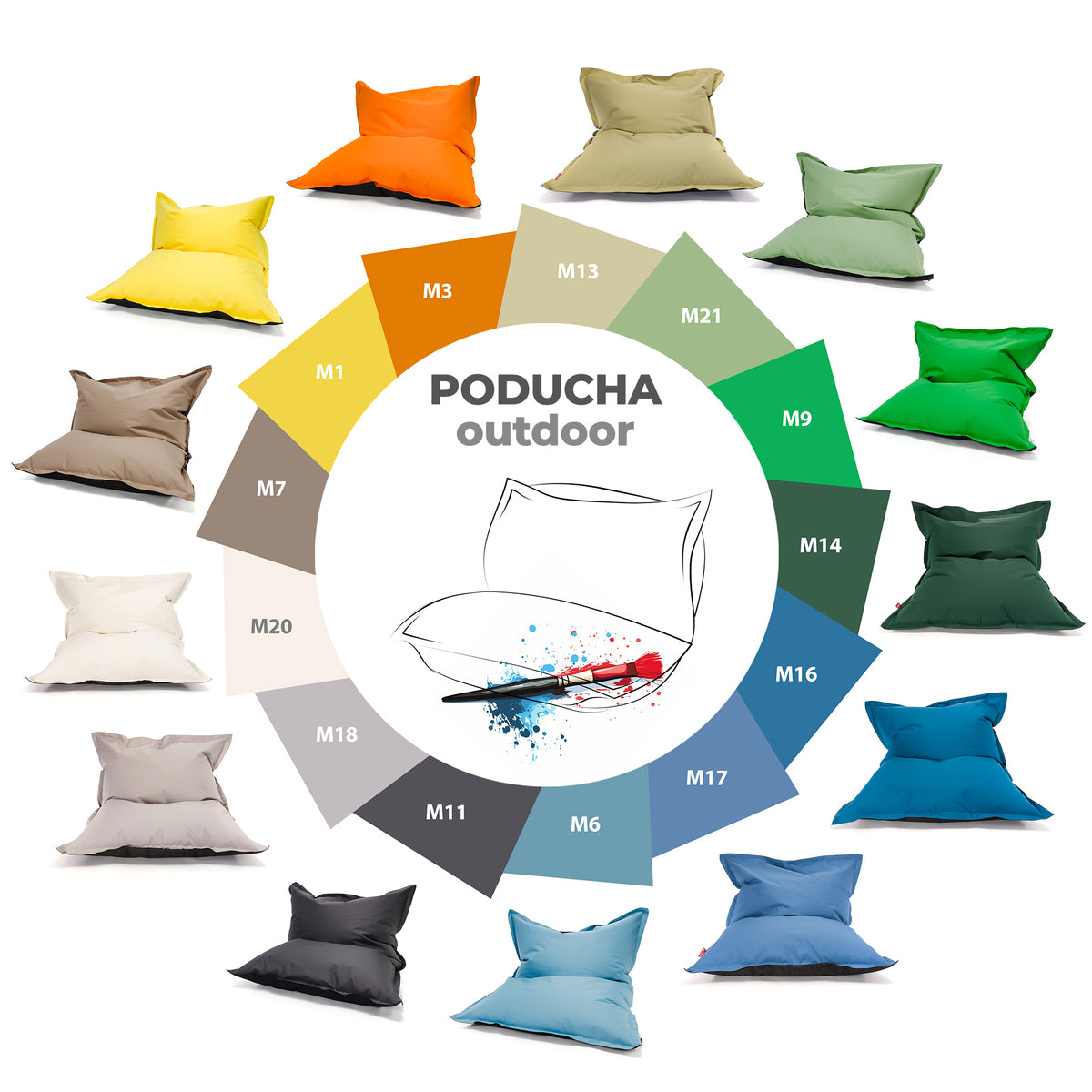 Poducha M Outdoor