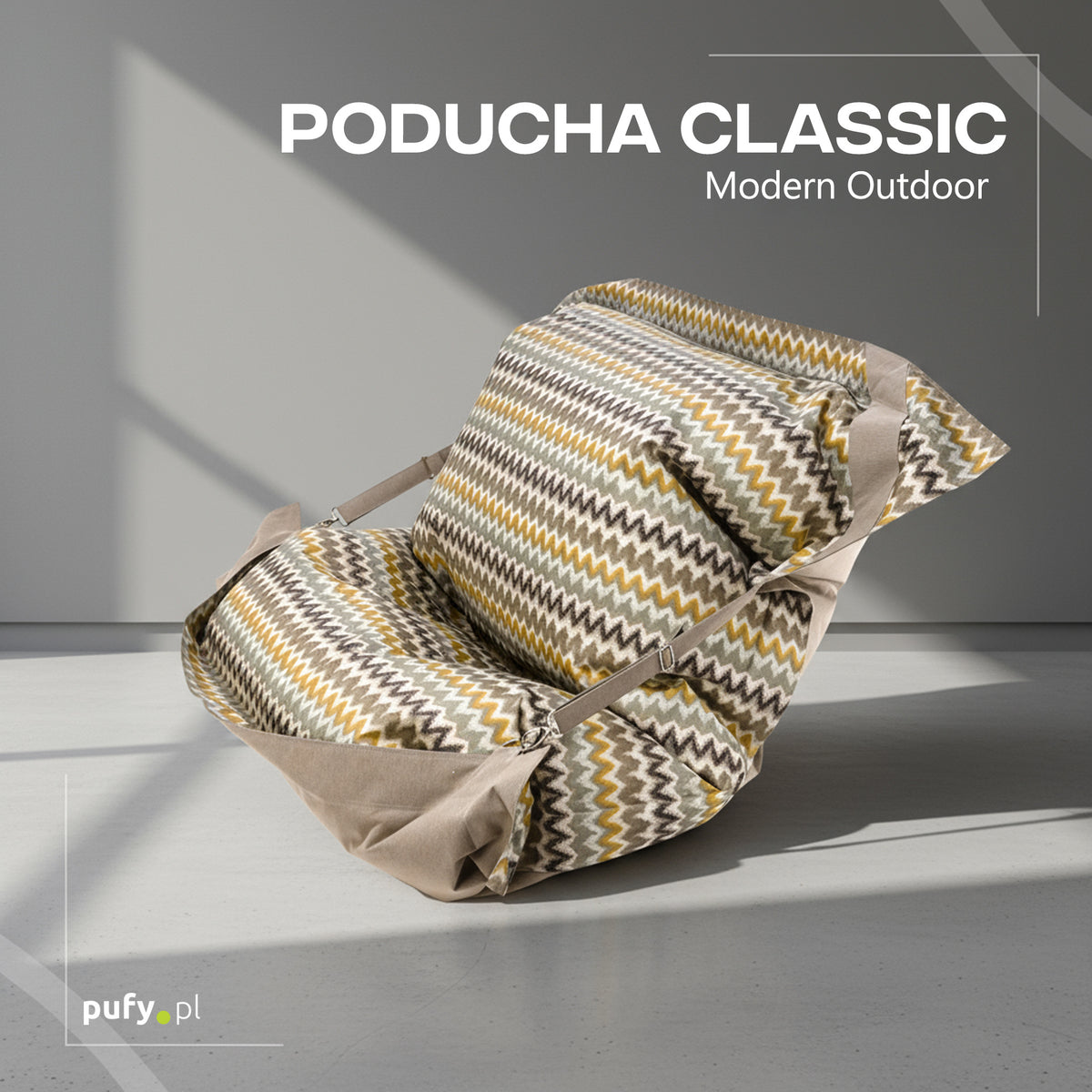 Poducha Classic Modern Outdoor Zygzaki
