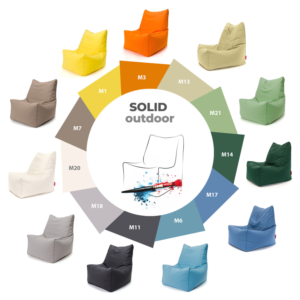 Fotel Solid Outdoor