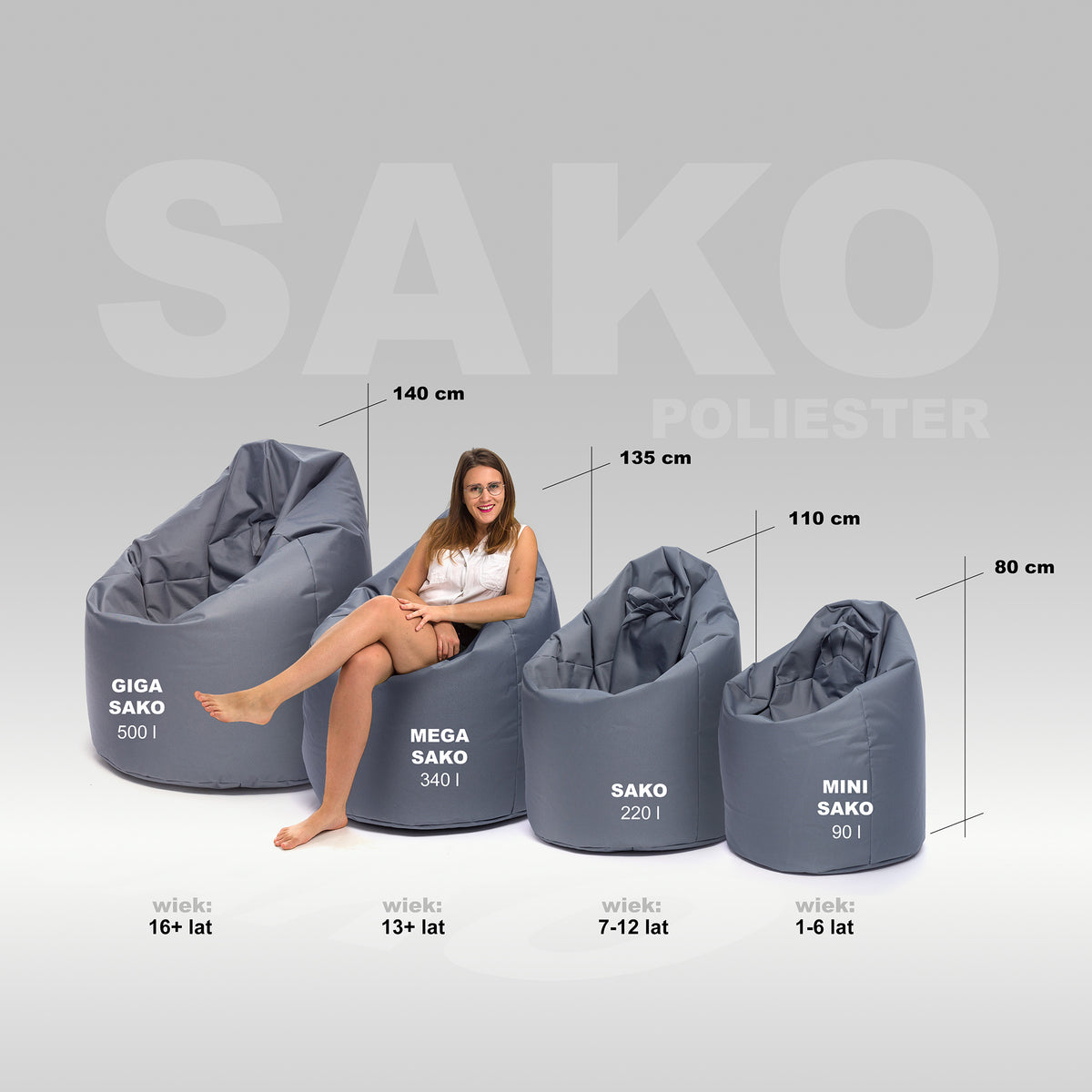 Worek Mega Sako Poliester