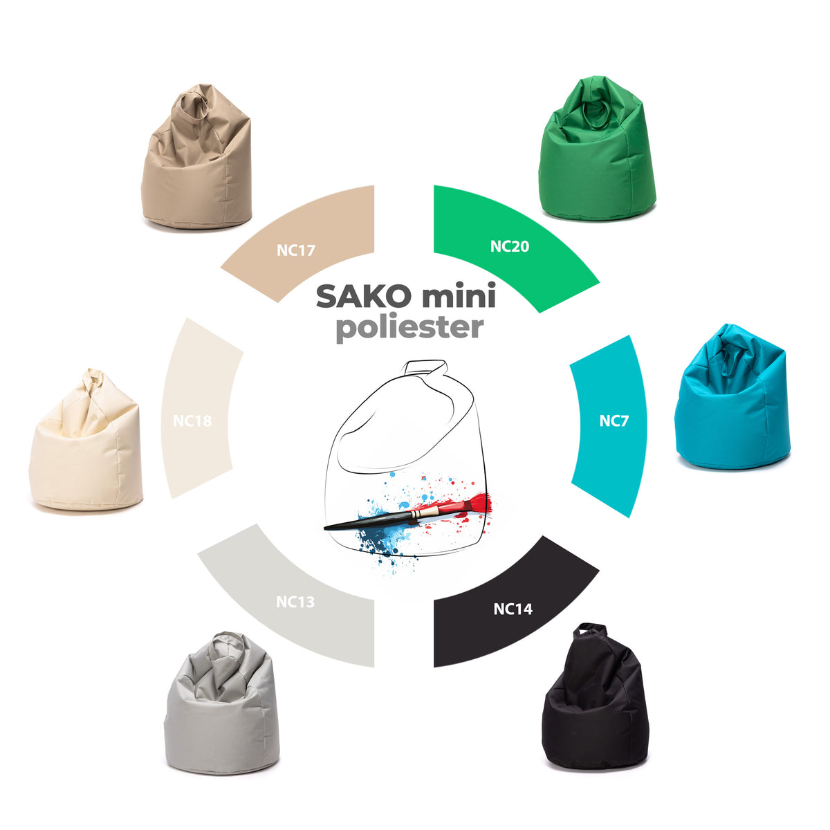 Mini Sako Poliester